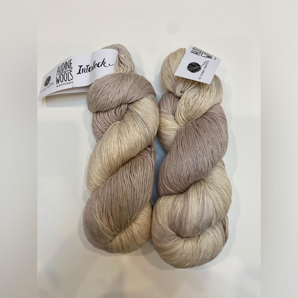 2 Skeins Cotton/Linen Sport Yarn NWT